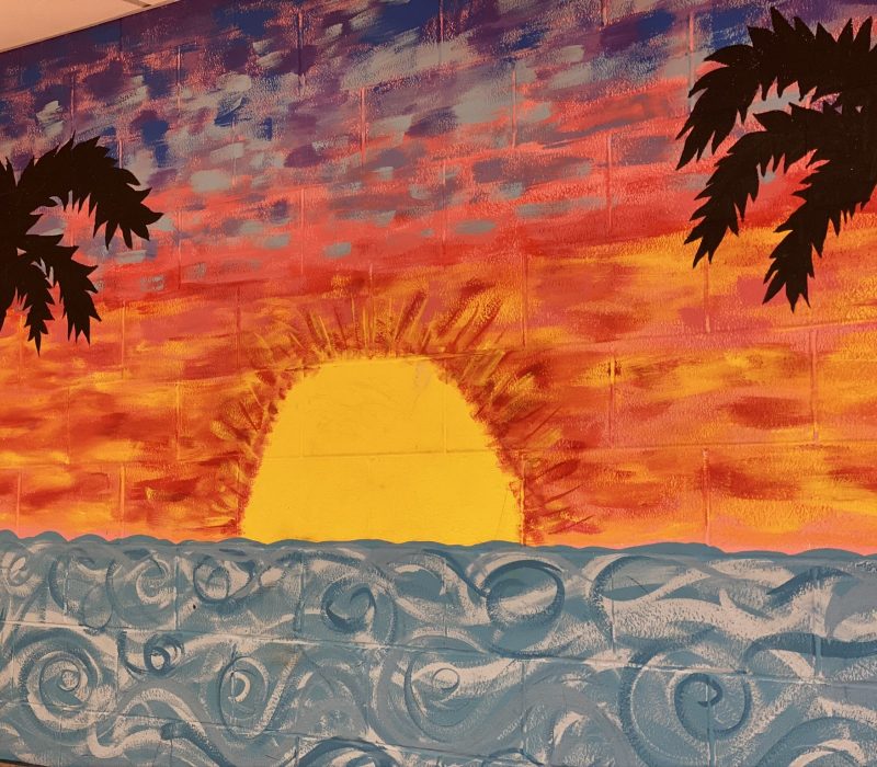 Sunrise Wall Mural
